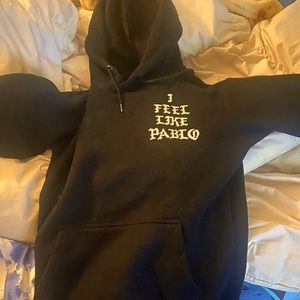 I feel like pablo black hoodie